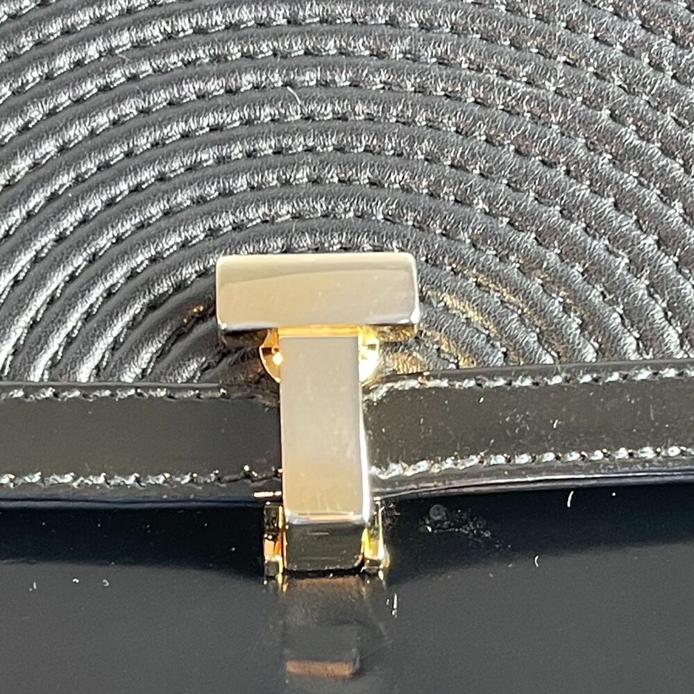 Tiffany & Co. Vintage T-Lock Top Handle Black Patent Leather Bag- Preowned - Picture 9 of 14